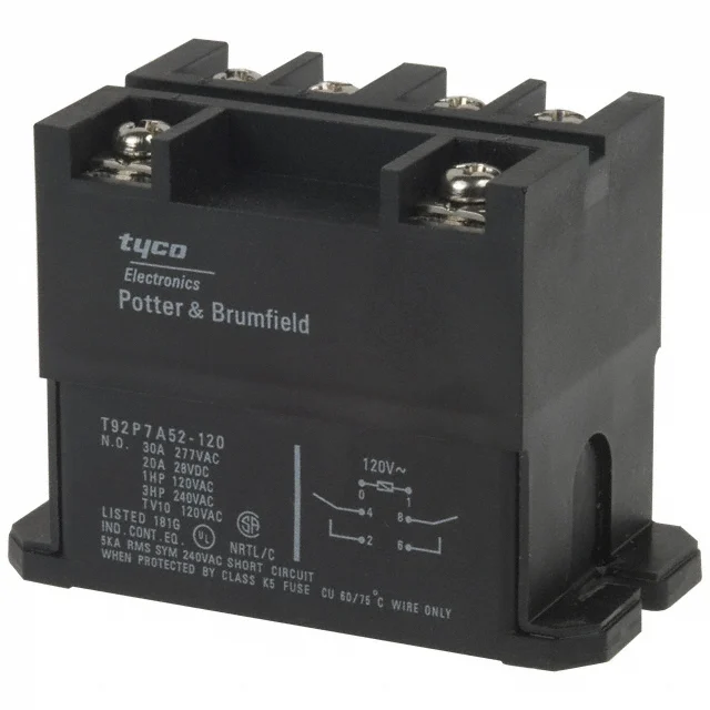 T92P7A52-240 TE Connectivity Potter & Brumfield Relays  Power Relays Over 2 Amps